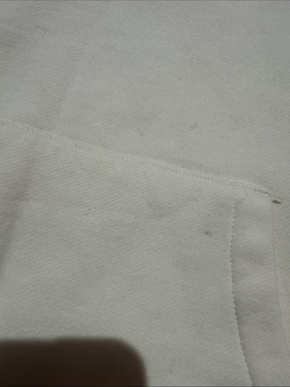 Essentials Cream Hoodie with Black Logo - Picture 5 of 12